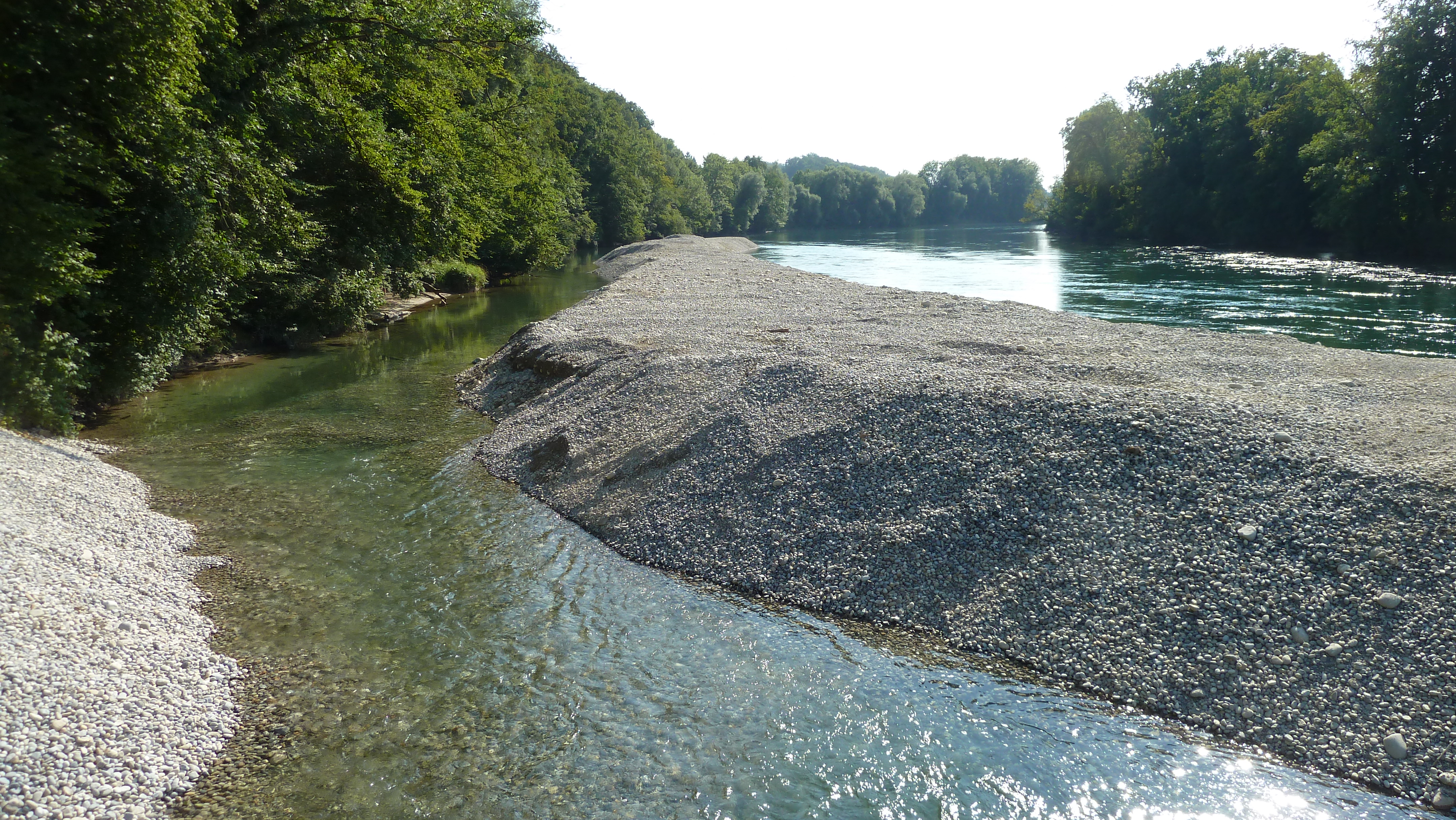 Gewässerunterhalt – Geschieberückgaben – Symbolfoto